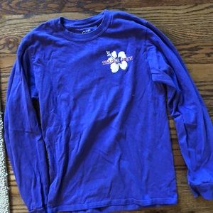 Purple Trader Joe’s shirt